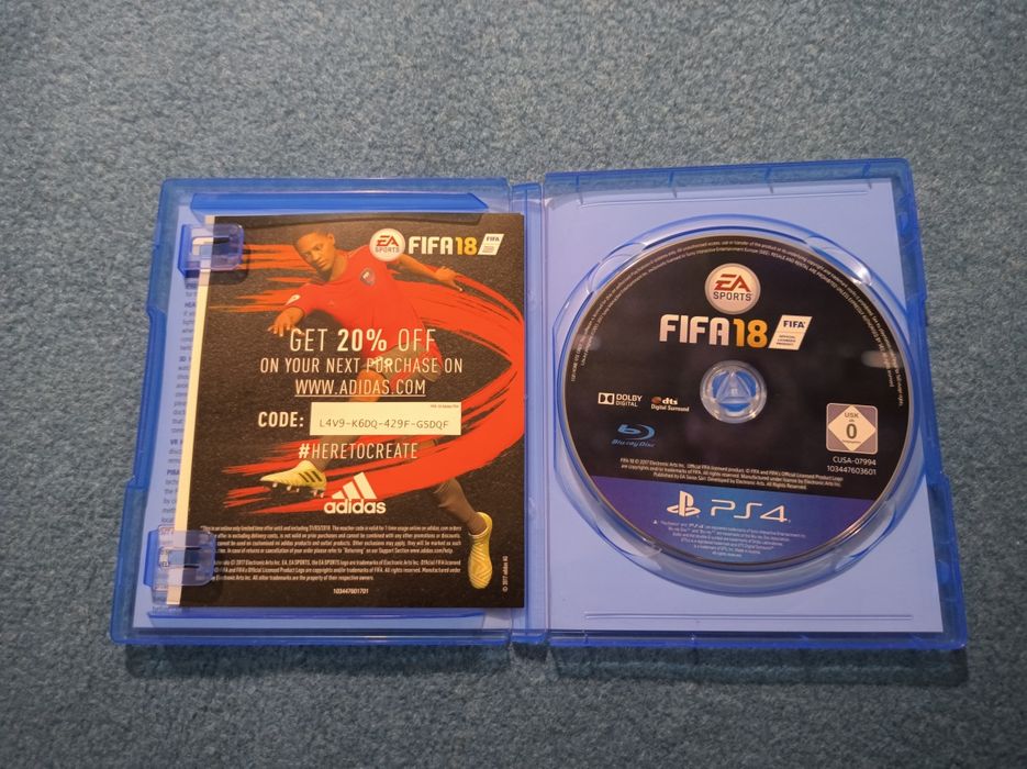 Joc FIFA 18 - impecabil,fara zgârieturi,ca nou