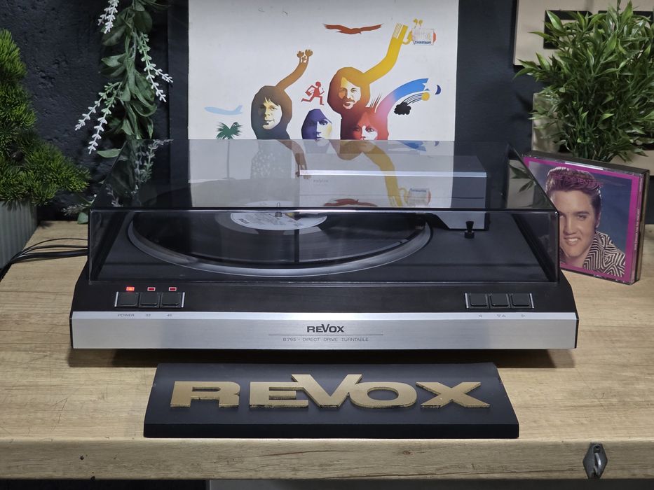 Pick-up REVOX  B-795, full automatic  direct drive, doza ELAC  DN-795E