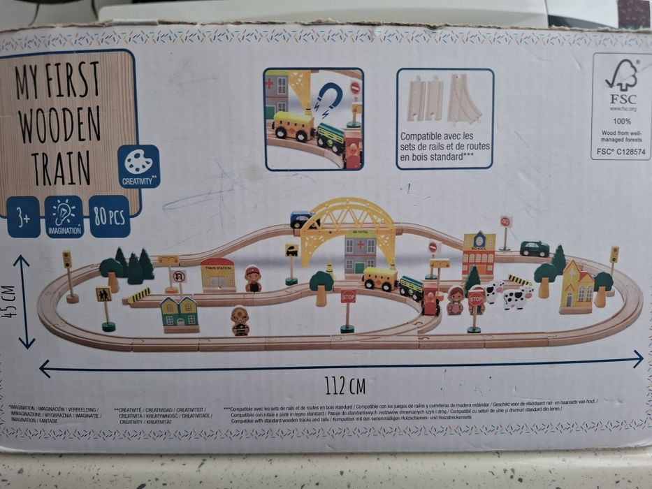 Trenuleț lemn ca nou