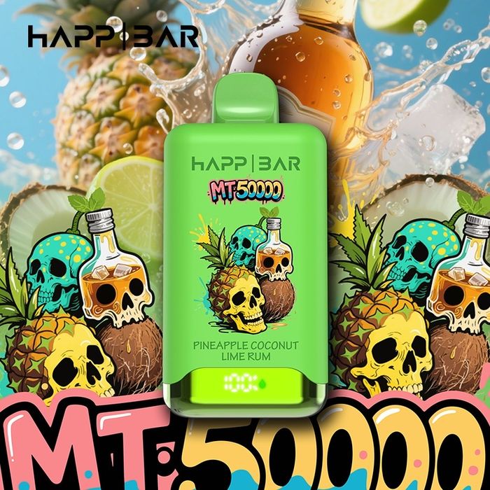 Vape HappBar 50k pufuri, Roman-sigilate, calitate premium arome top