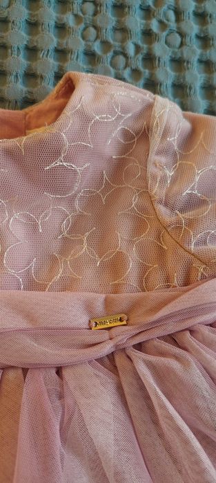 Рокля Майорал с чорапогащник 70 размер, 4-6 м