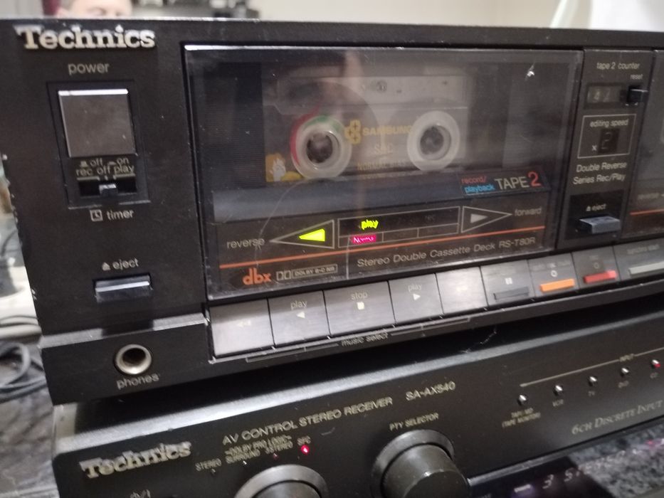 Dublu casetofon deck Technics RS-t80r