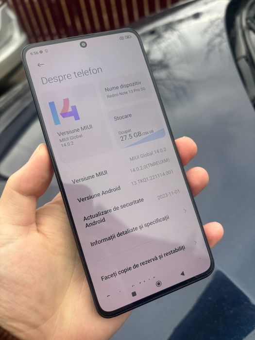 Telefon Xiaomi Redmi Note 13 Pro Foarte Bun 256GB 8GB RAM 5G Trimit