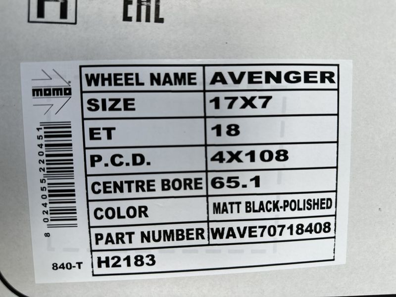 17цола 4x108 Пежо Ситроен 4бр