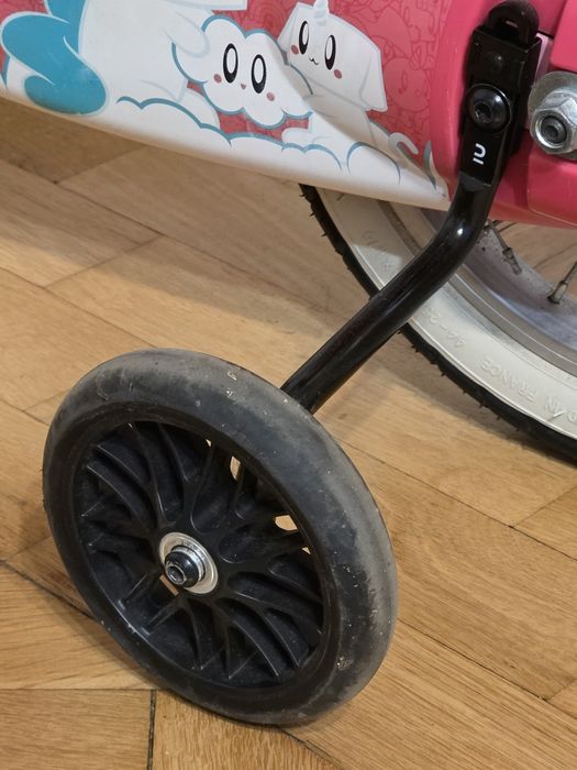 Bicicleta fetițe B'Twin 500 Unicorn de 14 inch, 3-5 ani