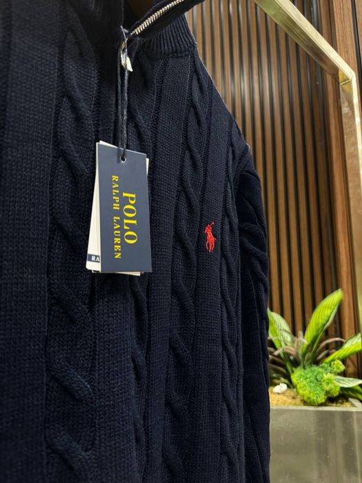 Polo Ralph Lauren Cable-Knit – мъжки пуловер с цип