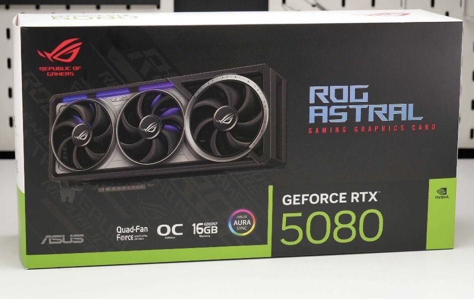 Placa video sigilata Asus Astral OC  RTX 5080