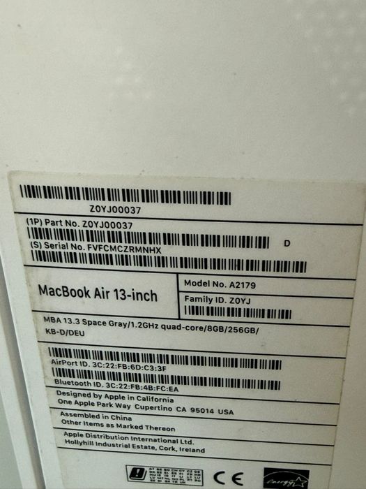 Macbook Air 2020 13 inch Amanet BKG