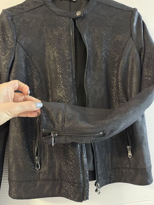 Geaca piele Promod marimea   xs / s