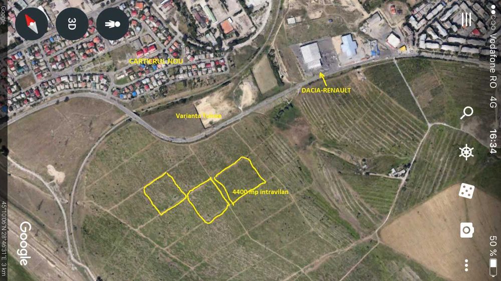Teren de vanzare varianta Tulcea - Vedere 3