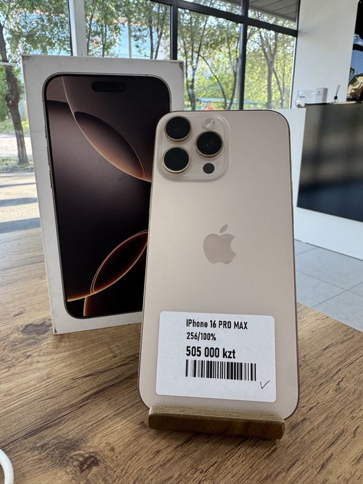 iPhone 16 Pro Max•256GB/100% Desert Айфон 16 Про Макс•256гб/100%desert