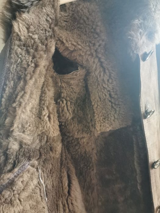 Дамска палто от естествена кожа