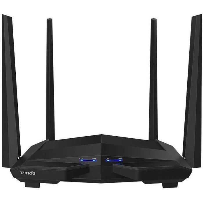 Router Wireless Gigabit TENDA AC10 AC1200, Dual-Band 300 + 867 Mbps, negru nou sigilat
