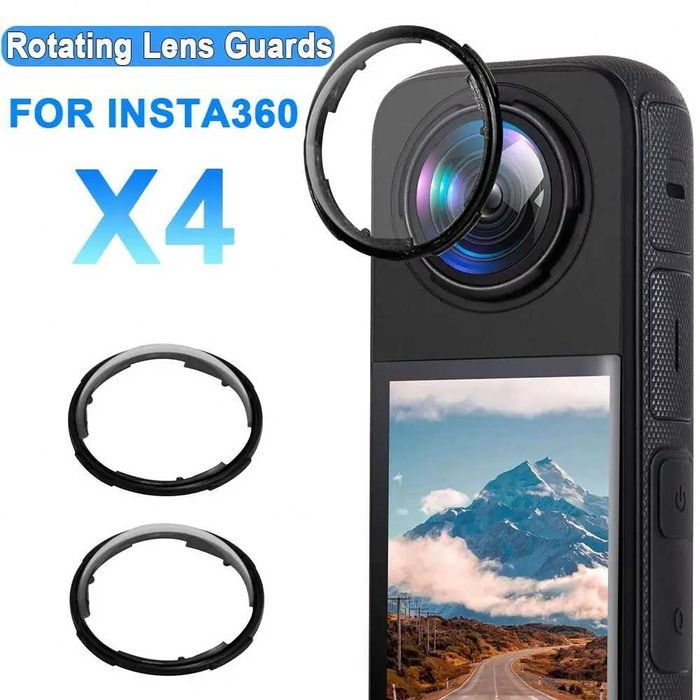 Protectie obiective lentile sticky lens pt camera actiune Insta360 X4