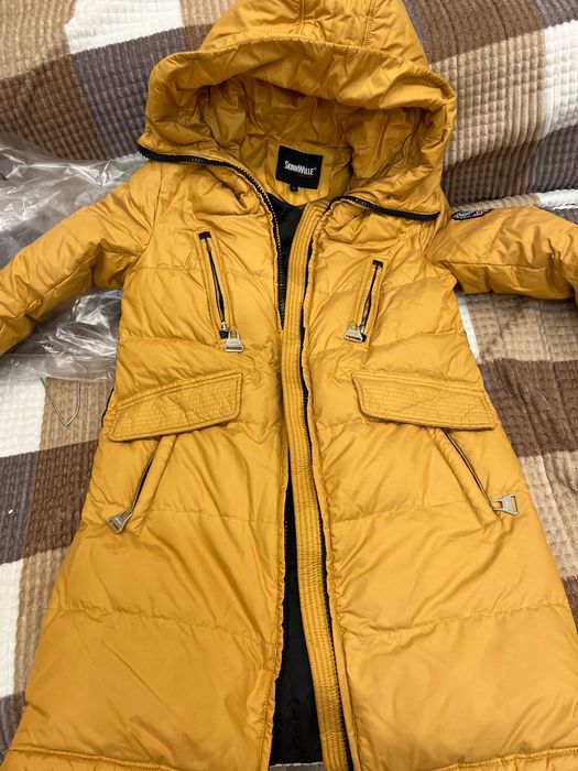 Куртка пуховик удлиненная