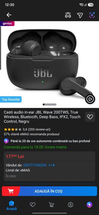 Vand căști wireless jbl