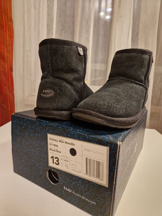Ghete/cizme imblanite cu lână, copii, 31, EMU