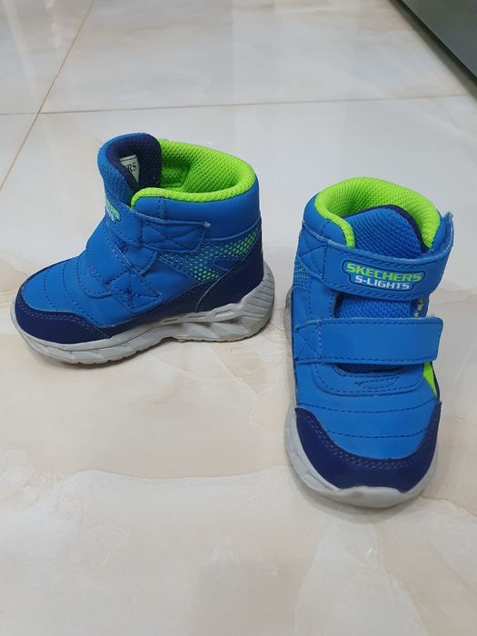 Ghete copii Skechers cu leduri
