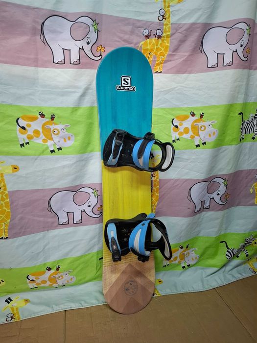 Placa snowboard 110 cm noua cu legaturi S pentru copii boots