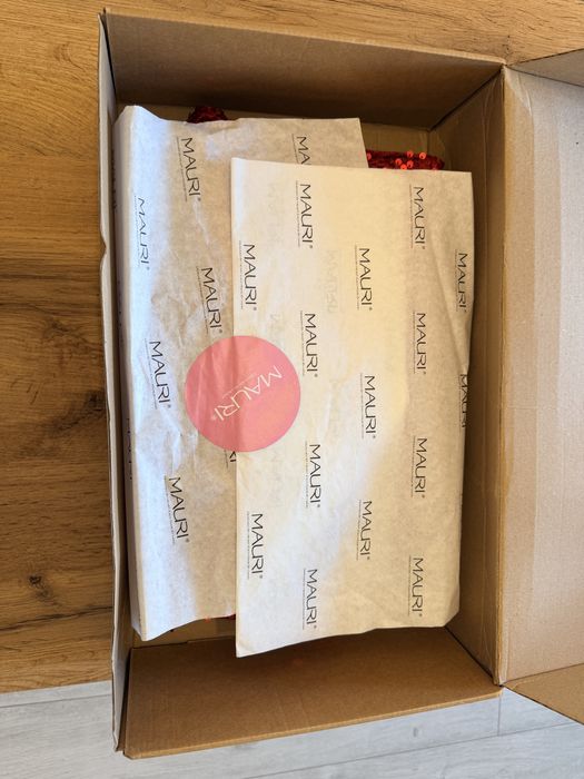 Rochie rosie cu paiete Mauri