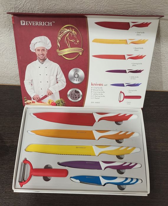 Набор кухонных ножей Everrich