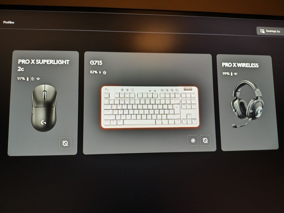 Logitech g715 wireless Tkl