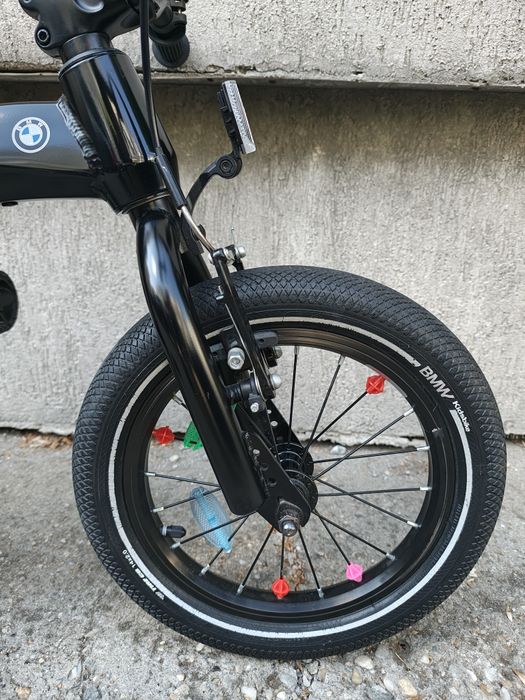 Bicicletă copii BMW Kidsbike 14 Zoll 2 in 1 negru model 2021