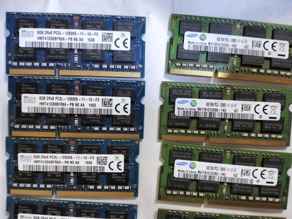 Memorii laptop sodimm DDR3 8GB