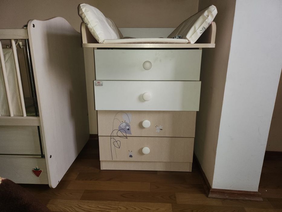 Манежка кроватка, пеленалка