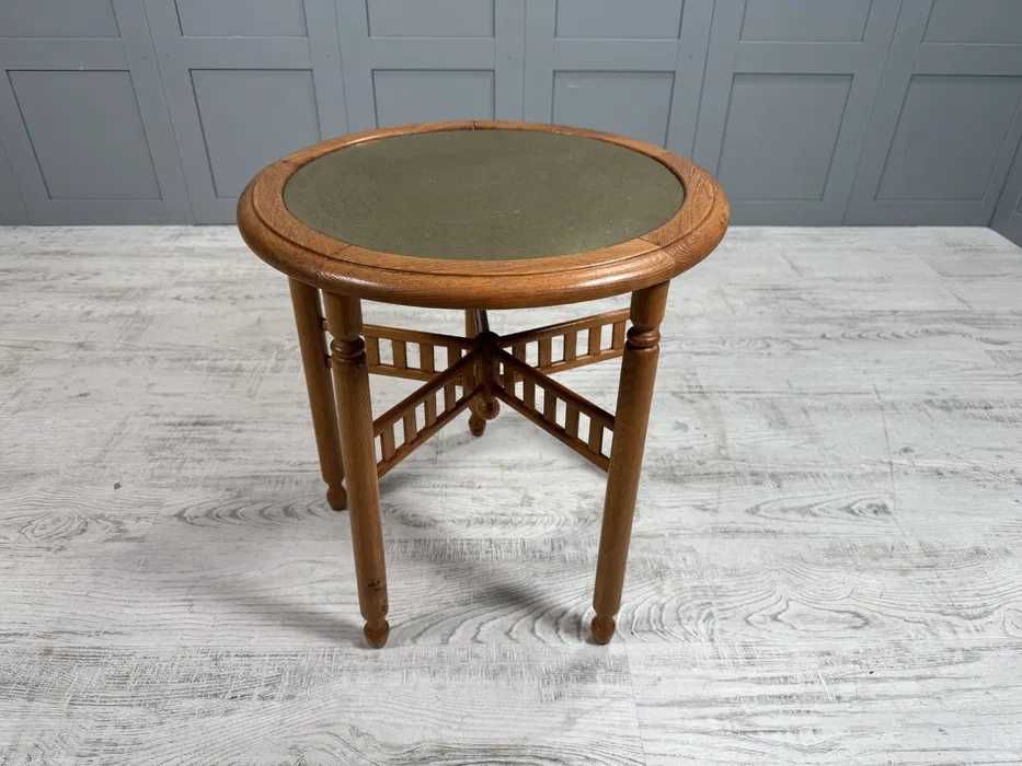 Винтидж маса за кафе с метален плот Д1087-Д