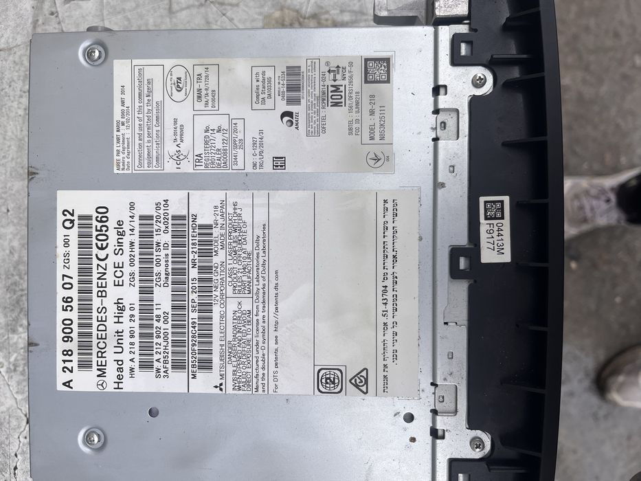 Навигация Mercedes E class W212 facelift 2016г / W218 Команд с дисплей