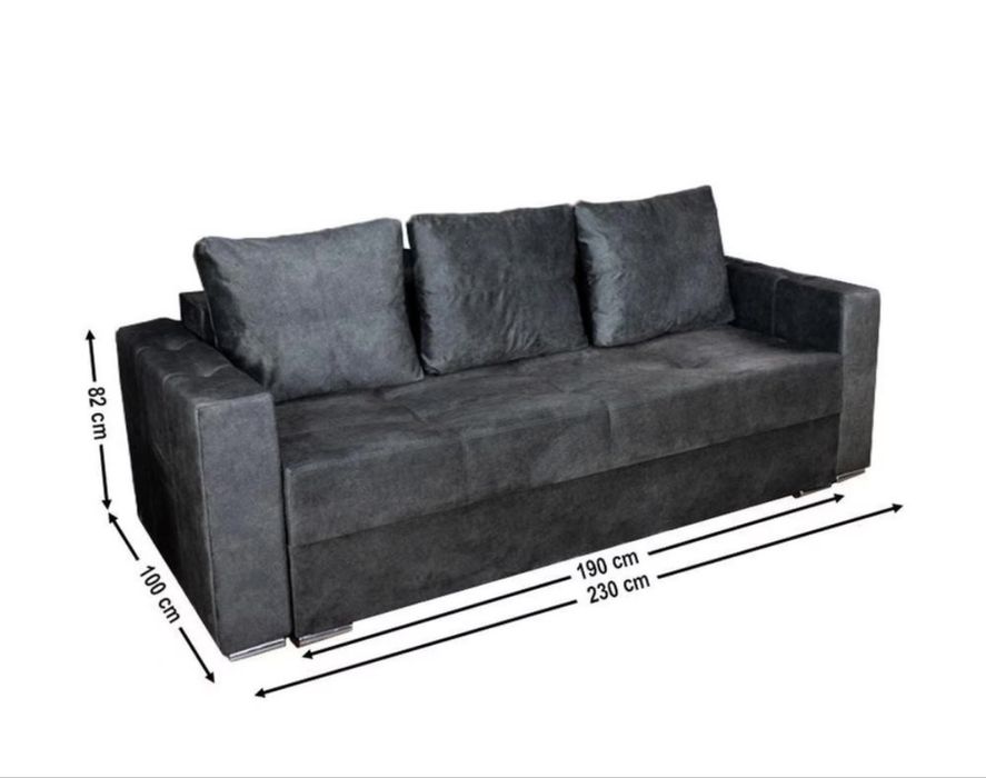 Canapea Extensibila Vegas Memory Max, 230 x 110 x 82cm, Mexico 620 (noua, nefolosita)