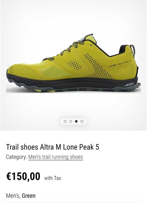 Altra- Lone Peak 5-мъжки маратонки №42