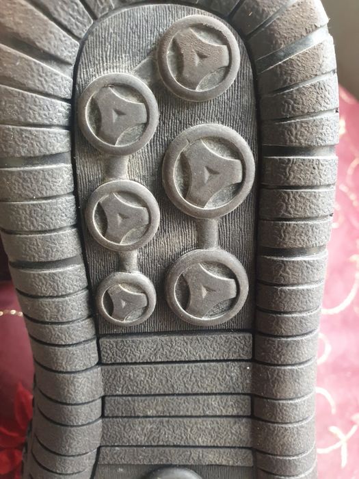 Уникални кожени обувки тип еспадрили  41 номер