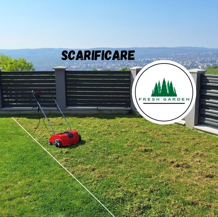 Servicii intreținere spații verzi(tuns gazon,scarificare)