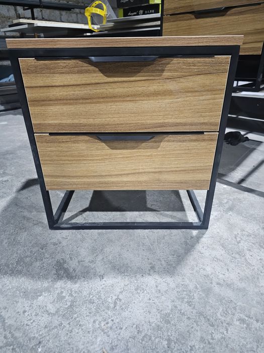 Металлическая Тумбочка в стиле Лофт, ДИНАСТИЯ