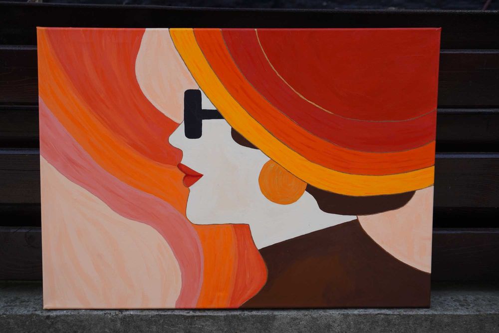 Tablou ,,Lady in wainting"