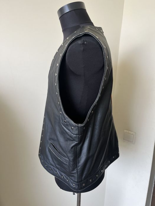 Vesta biker , piele