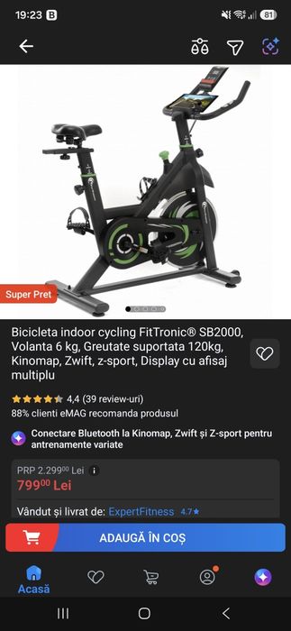 Bicicleta fitness