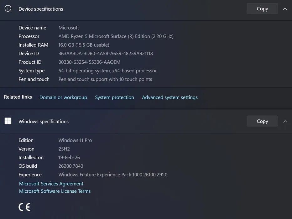 Microsoft Surface Laptop 4, 13.5 2K Display, 16GB RAM, Windows 11 Pro