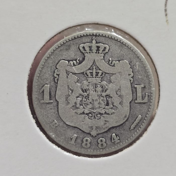 1 leu 1884 moneda