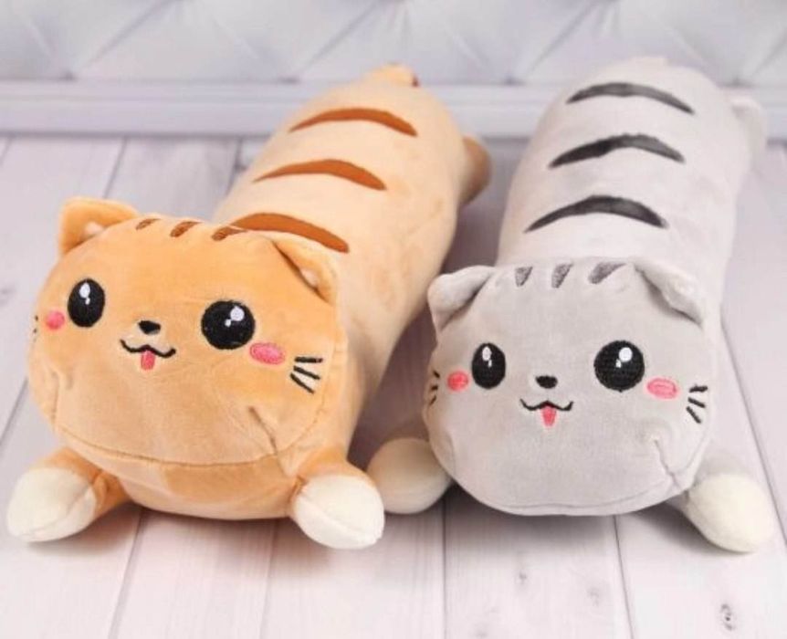 Мягкая игрушка подушка "Кот - батон