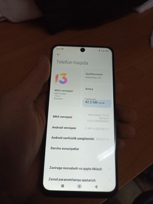 Redmi not11s 128