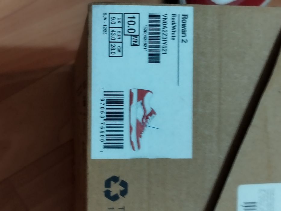 Продам vans rowan 2 red/white