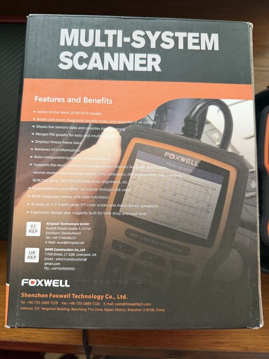 Диагностига bmw Foxwell NT510Elite