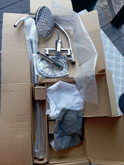 Тропический душ с лейкой.