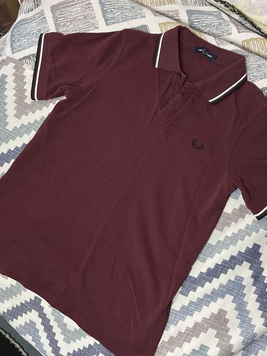 fred perry поло красный