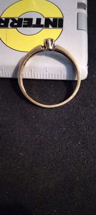 Inel dama 14k  diametru 18mm
