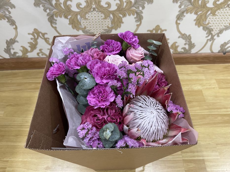 Цветы букет разных сортов