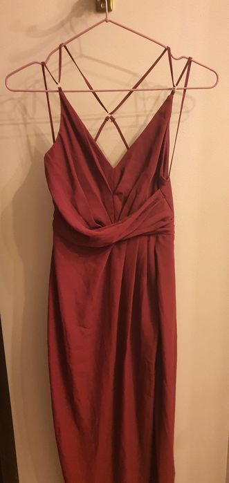 Rochie de seara din voal Xxs Asos